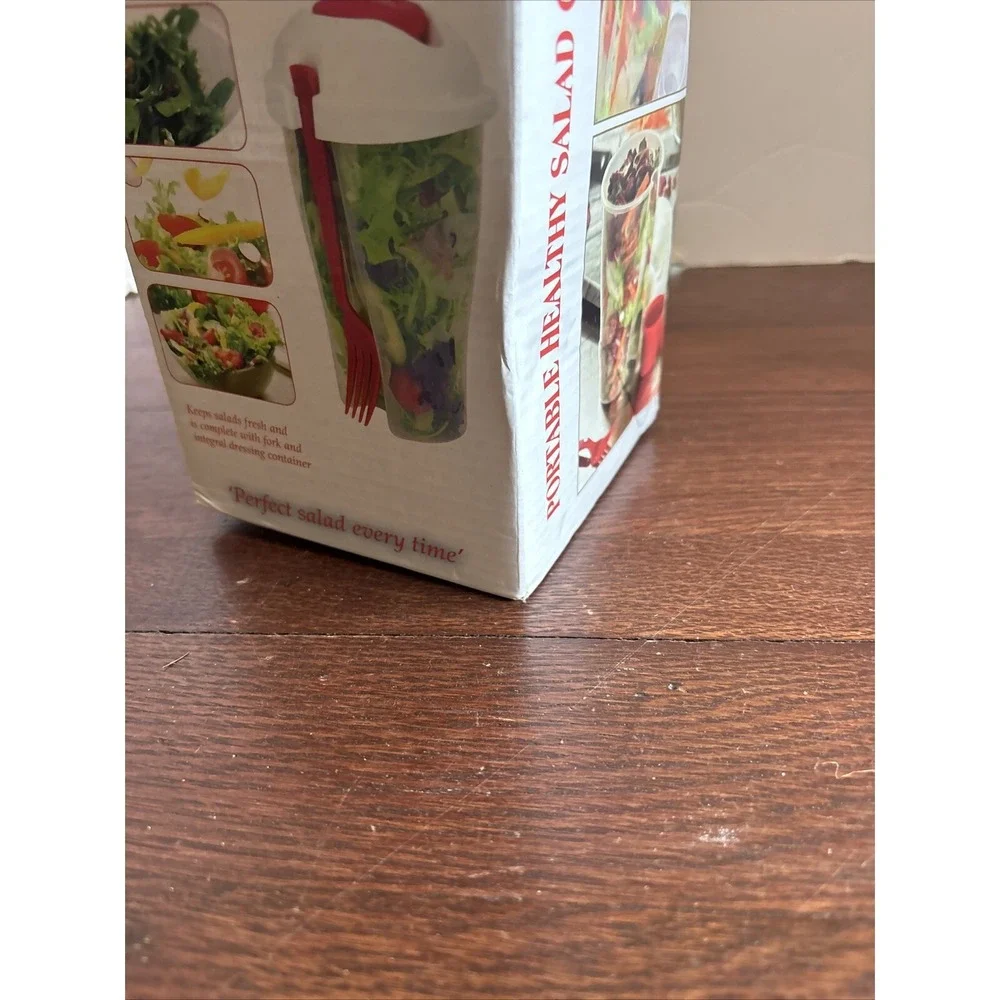 Portable Healthy Food Salad Storage On-the-Go Container‎ BPA Free